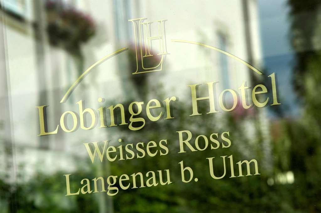 Lobinger Hotel Weisses Ross Лангенау Экстерьер фото
